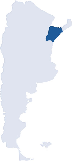 Ubicación de Corrientes - Pesca Argentina