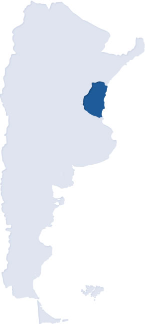 Ubicación de Entre Ríos - Pesca Argentina