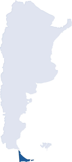 Ubicación de Tierra del Fuego - Pesca Argentina