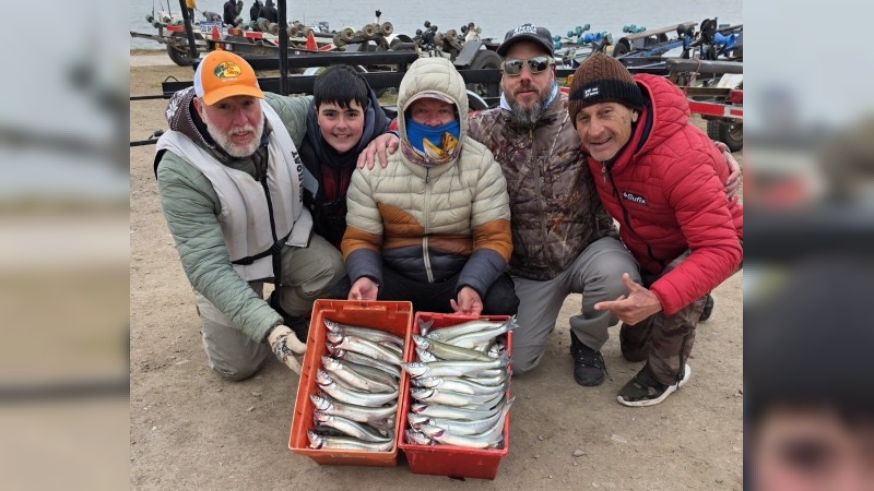 Cochicó: excelente pesca de pejerrey de fin de temporada.